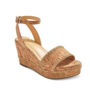 Jack Rogers Women's Flagler Stitch Round Toe Cork Wedge Sandals – Size 6 – NWT